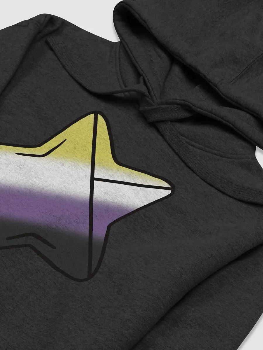 Non Binary Pride Folding Star Hoodie product image (27)