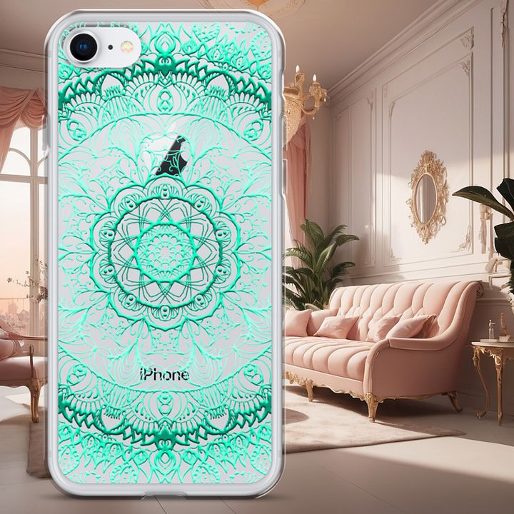 Turquoise Mandala iPhone® Case product image (1)