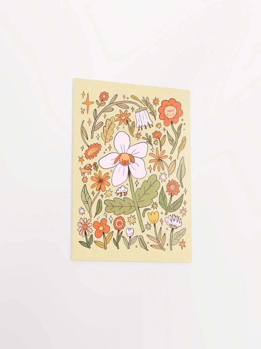 Flower Dog Print product image (4)