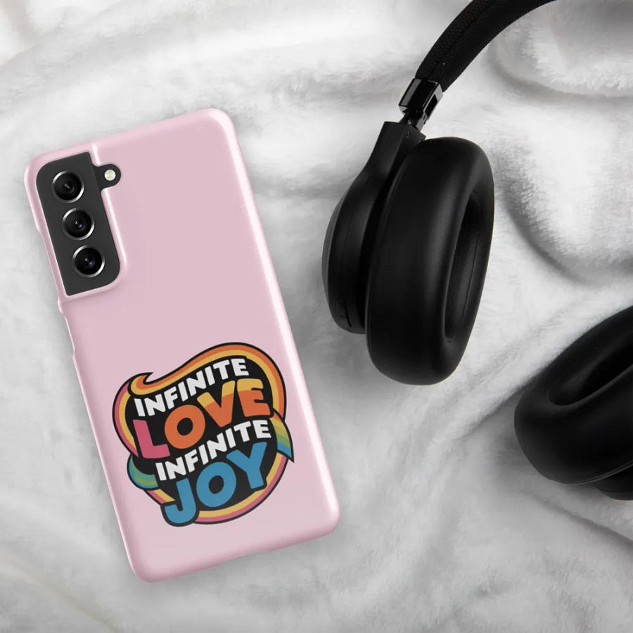 Infinite Love Infinite Joy Snap Case for Samsung (Pink) product image (4)