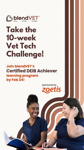 Are you ready to take your vet tech career to the next level?  Join our next blendVET Achiever cohort, exclusively for vet te...