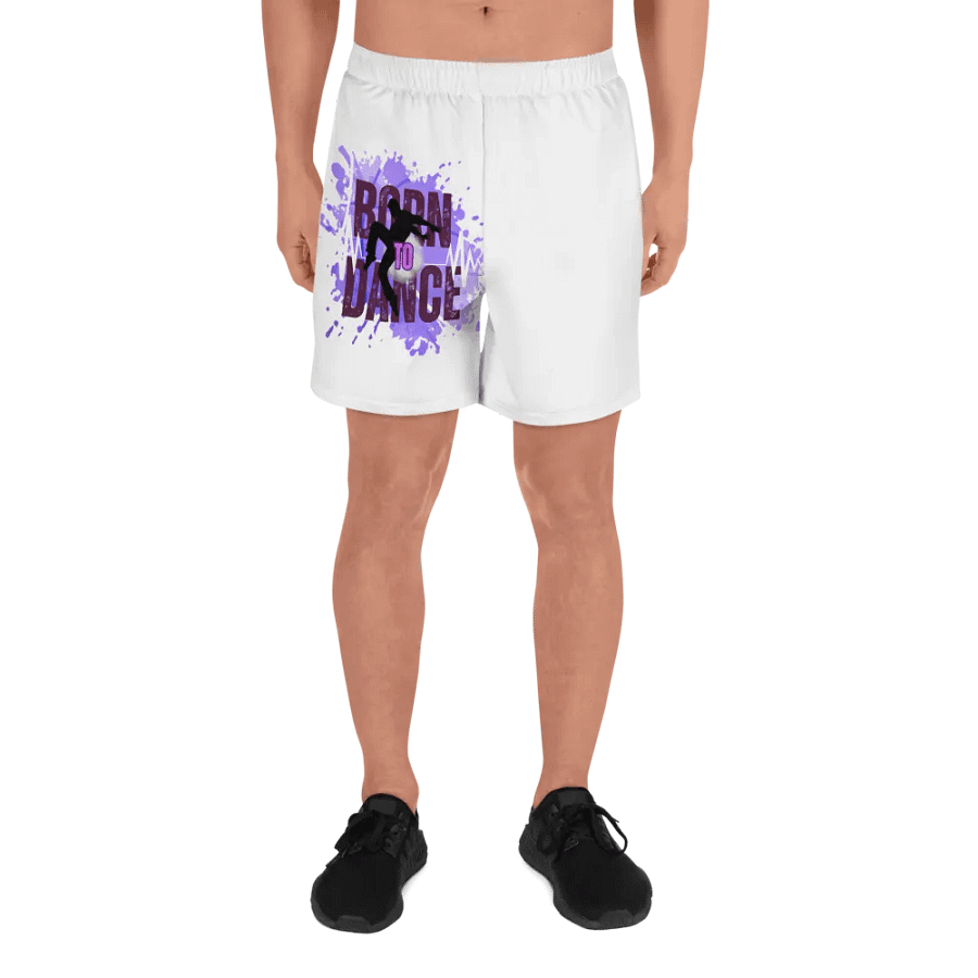 Born to Dance His Silhouette Splash Athletic Shorts product image (5)