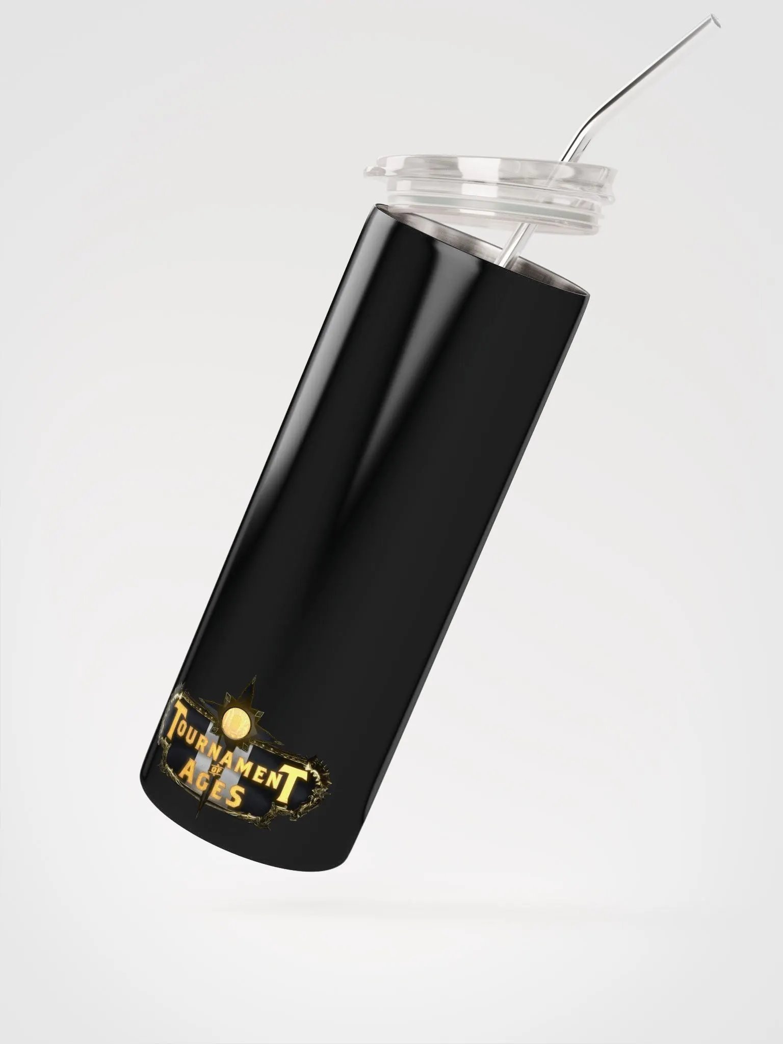Tournament of Ages - Full Logo - Tumbler w/Straw product image (2)