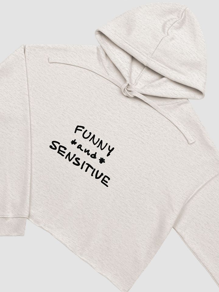 FUNNY *and* SENSITIVE fleece cropped crewneck product image (1)