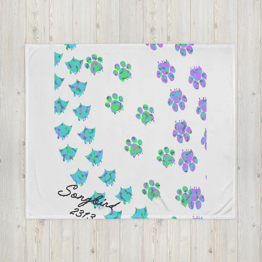 Songbird2313 Pet Prints Throw Blanket product image (16)