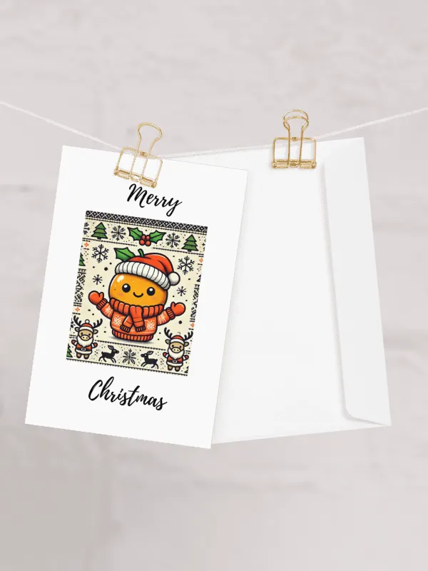 Tangerine Holidar Card product image (1)