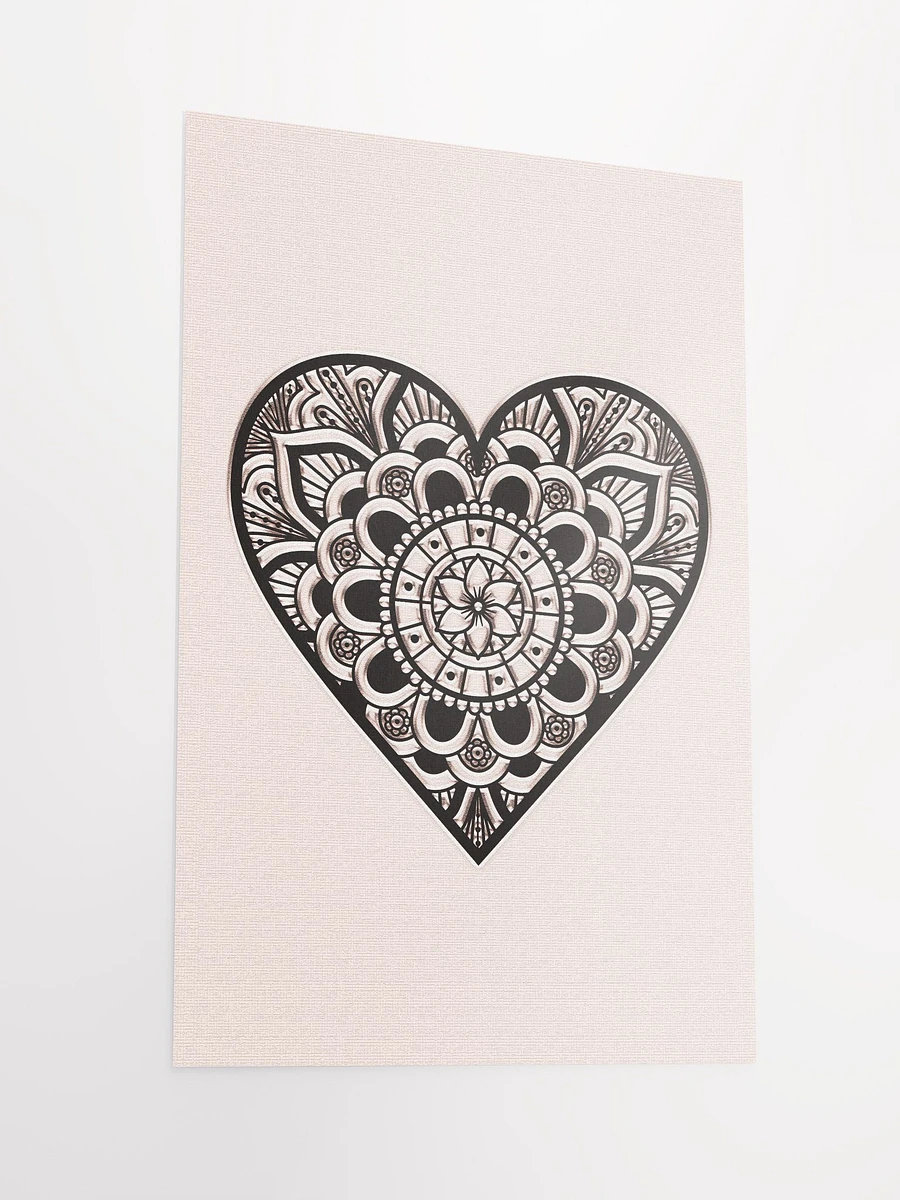 Hippy Heart Parchment Poster product image (4)