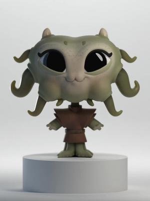 #nomadsculpt + #blender3D #alien #characterdesign #drugfreedave 