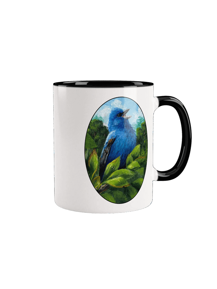 Indigo Bunting Serenade Ceramic Mug product image (3)