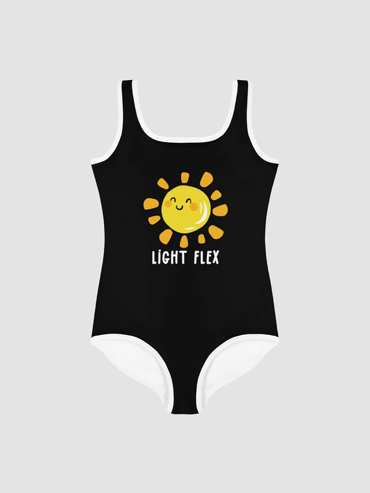 Light Flex Silver Sun Black Kids Swimsuit product image (1)