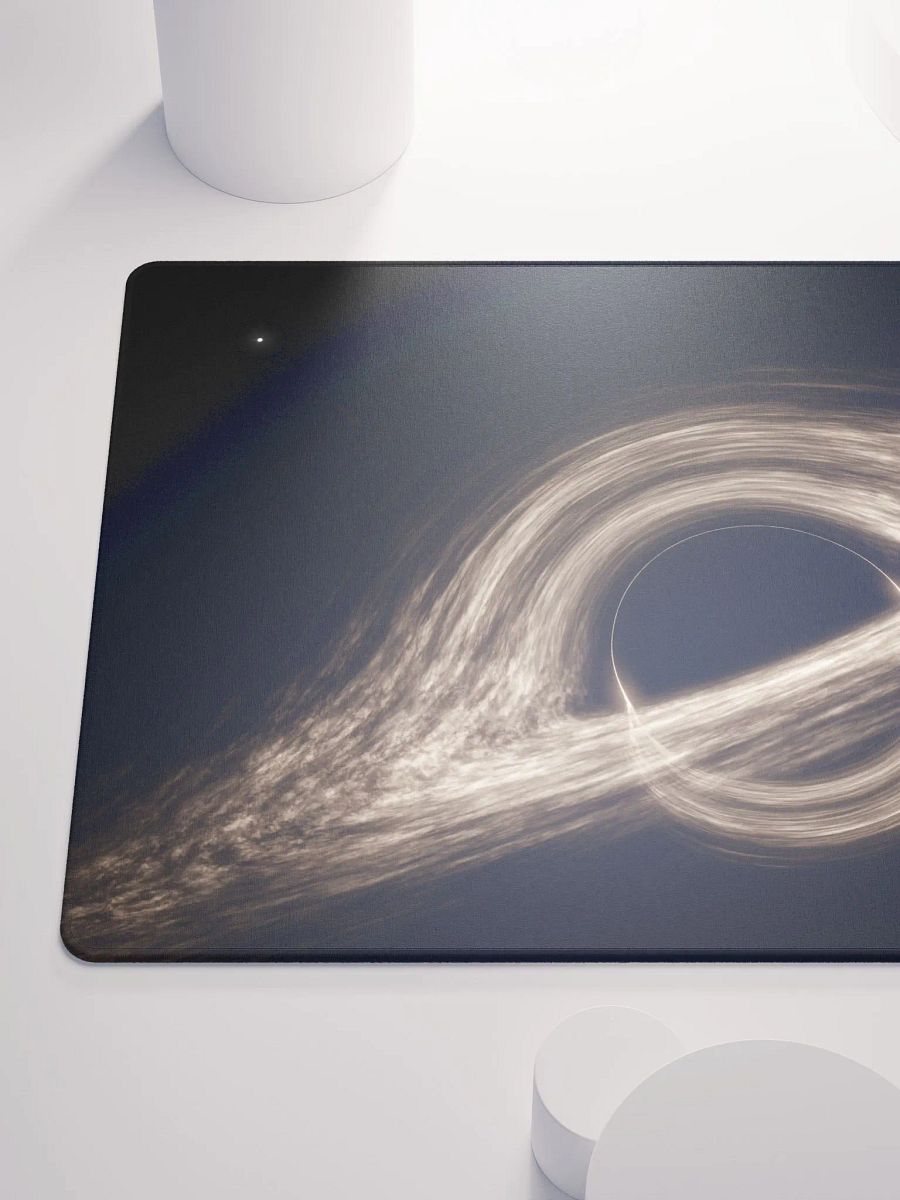 I WISH THAT I Black Hole Music Gaming Desk mat/Mousepad product image (10)