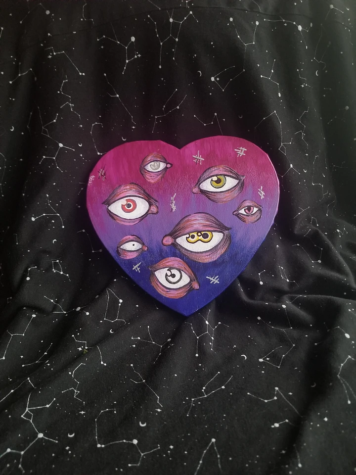 Bi-Eye Heart, Original Painting product image (1)