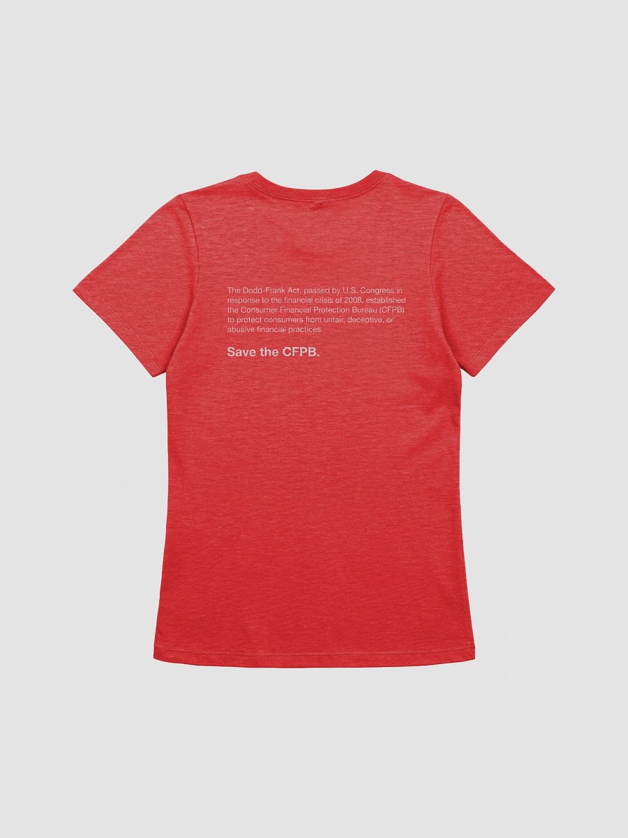 Dodd-Frank is Pretty Great Women's Cut T-Shirt (White) product image (8)