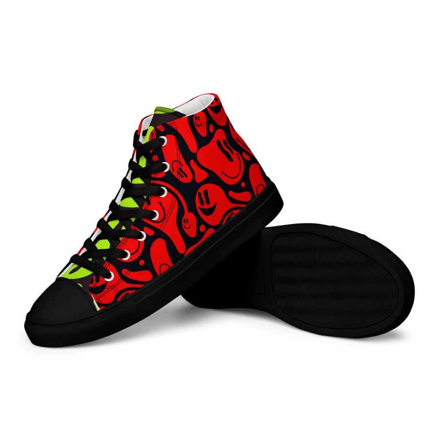 Women's High Top Canvas Shoes : 'Smile 2' product image (12)