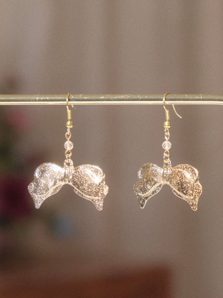 Golden bow - Citrine earrings product image (1)