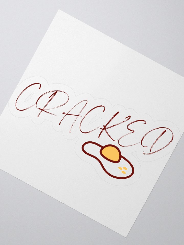 Cracked (Book Boyfriends Wanted) Sticker product image (4)