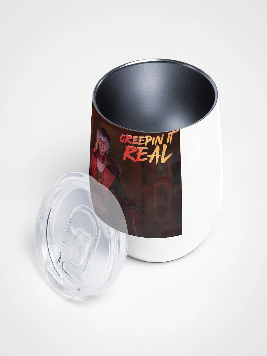 💜🧛🏼‍♀️ Creepin it Baddie Wine Tumbler🧛🏼‍♀️💚 product image (3)