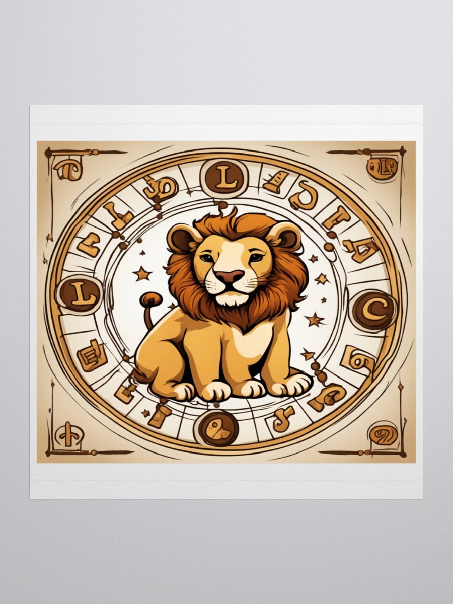 Leo Zodiac Sticker product image (1)