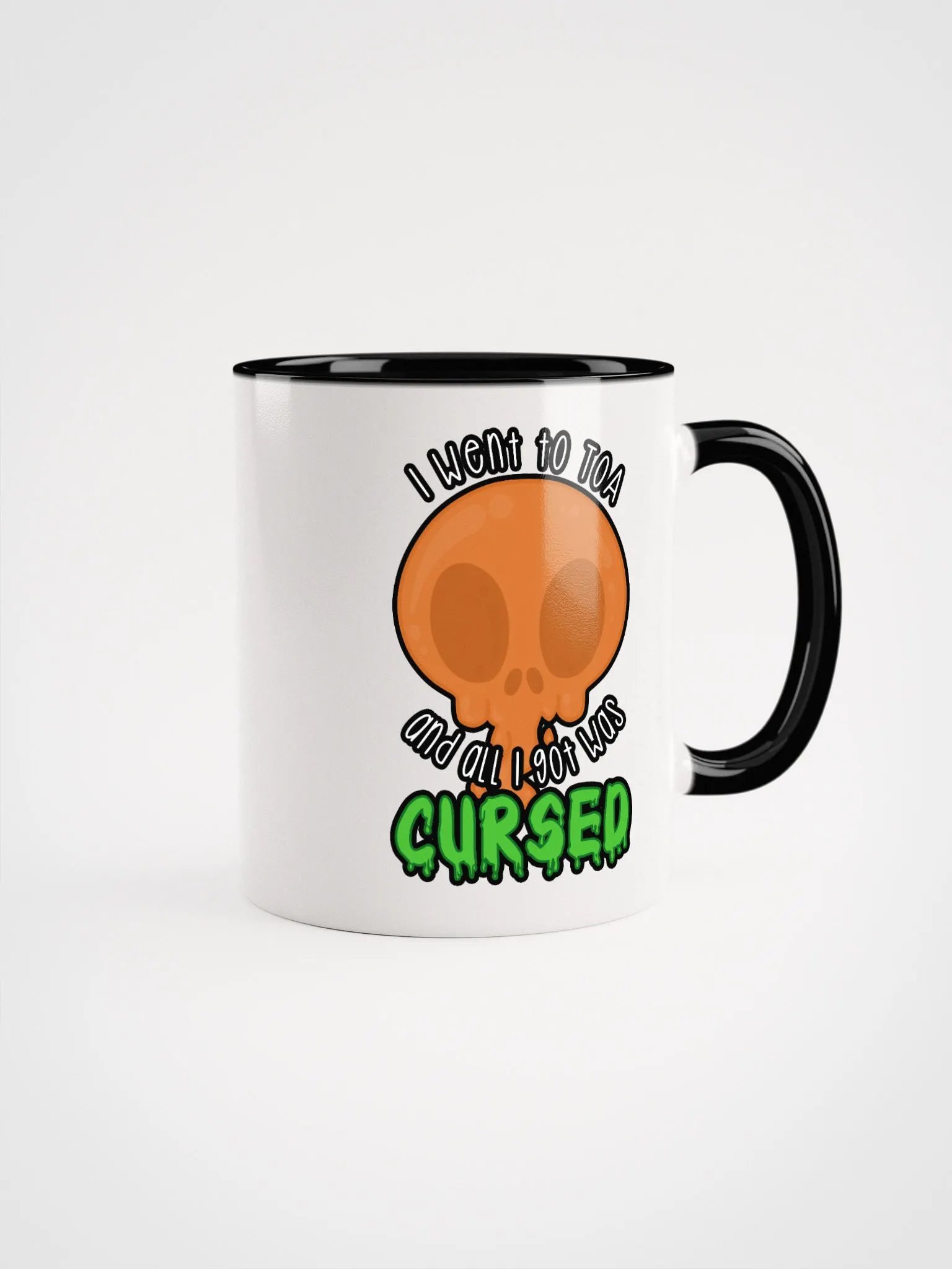 All I Got Was Cursed - Druid - Ceramic Mug w/Color product image (1)