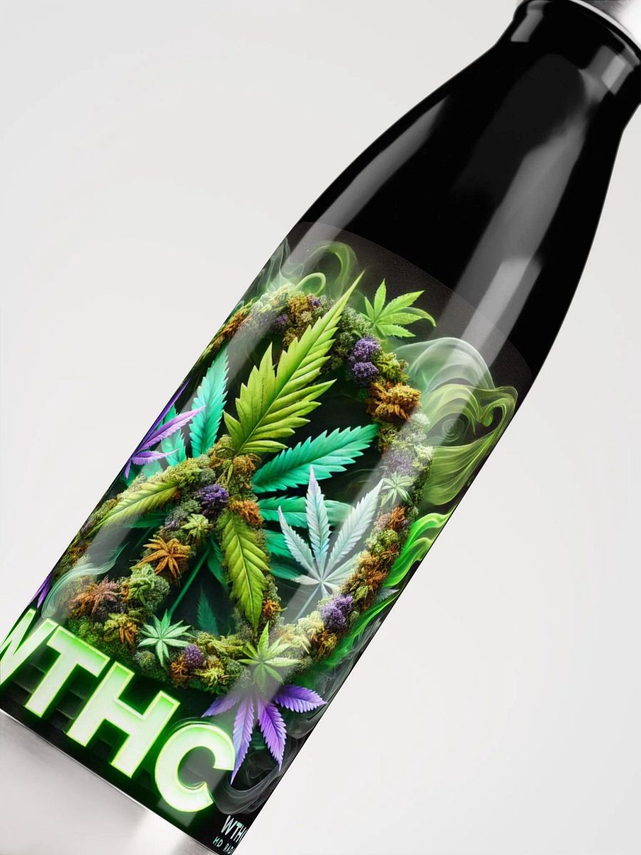 Da Cannabis Peace Symbol Stainless Steel Water Bottle product image (9)