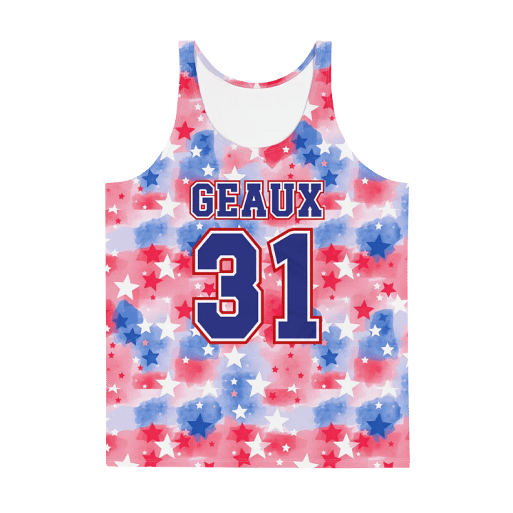 RWB All Over Print Men's Tank Top - Geaux 31 product image (2)