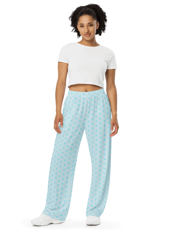 Echoes in Blue Wide-Leg Pants product image (1)