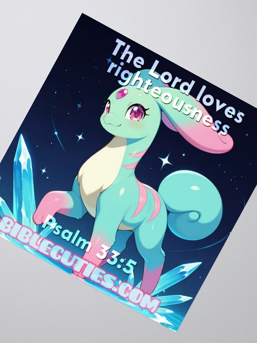 Bible Cuties Ruth - The Lord loves righteousness Sticker product image (3)