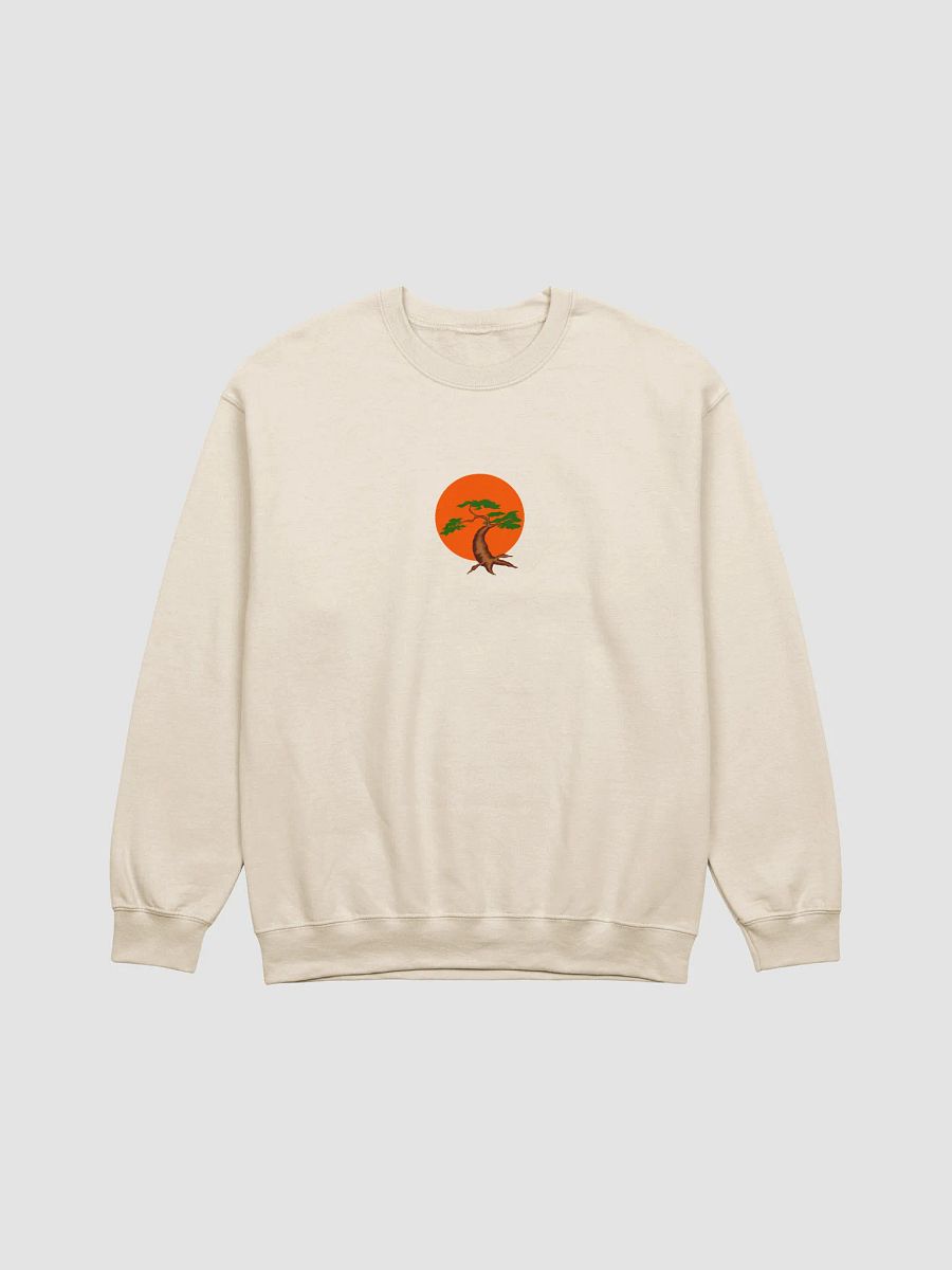 Curved Bonsai Tree Crewneck Sweatshirt product image (1)