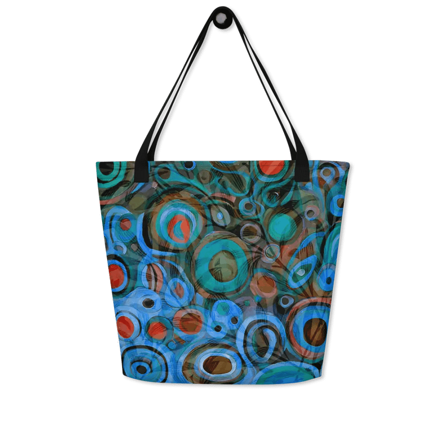 klimt inspired design all over print tote for moms dads friendsmen and ladies product image (4)