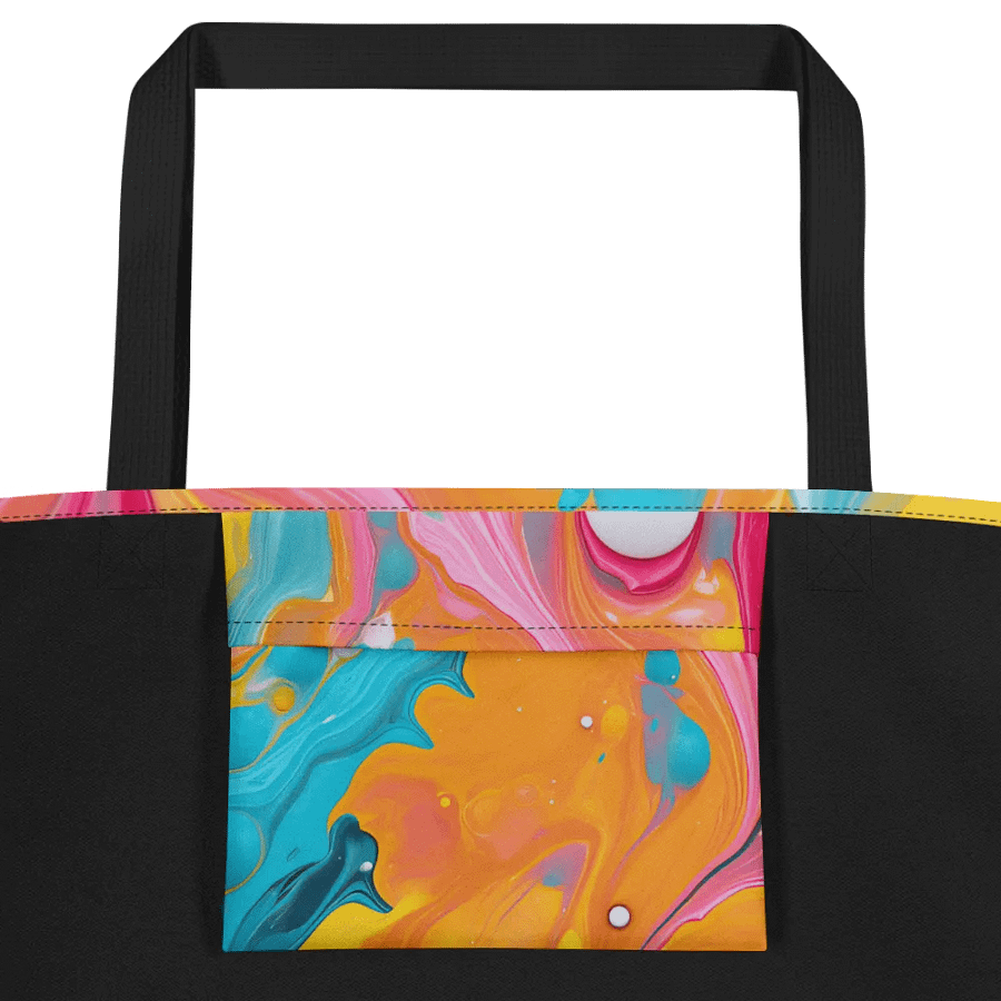 Psychedelic Swirls All-Over Tote Bag product image (3)
