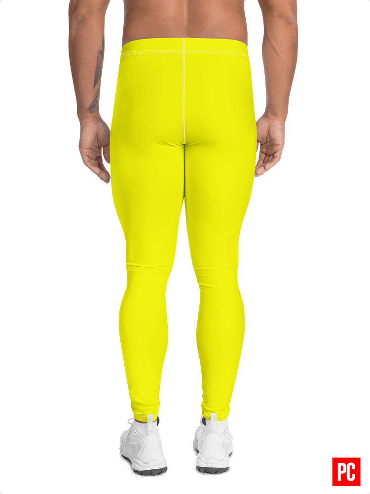 Men's Bright Yellow Leggings product image (2)