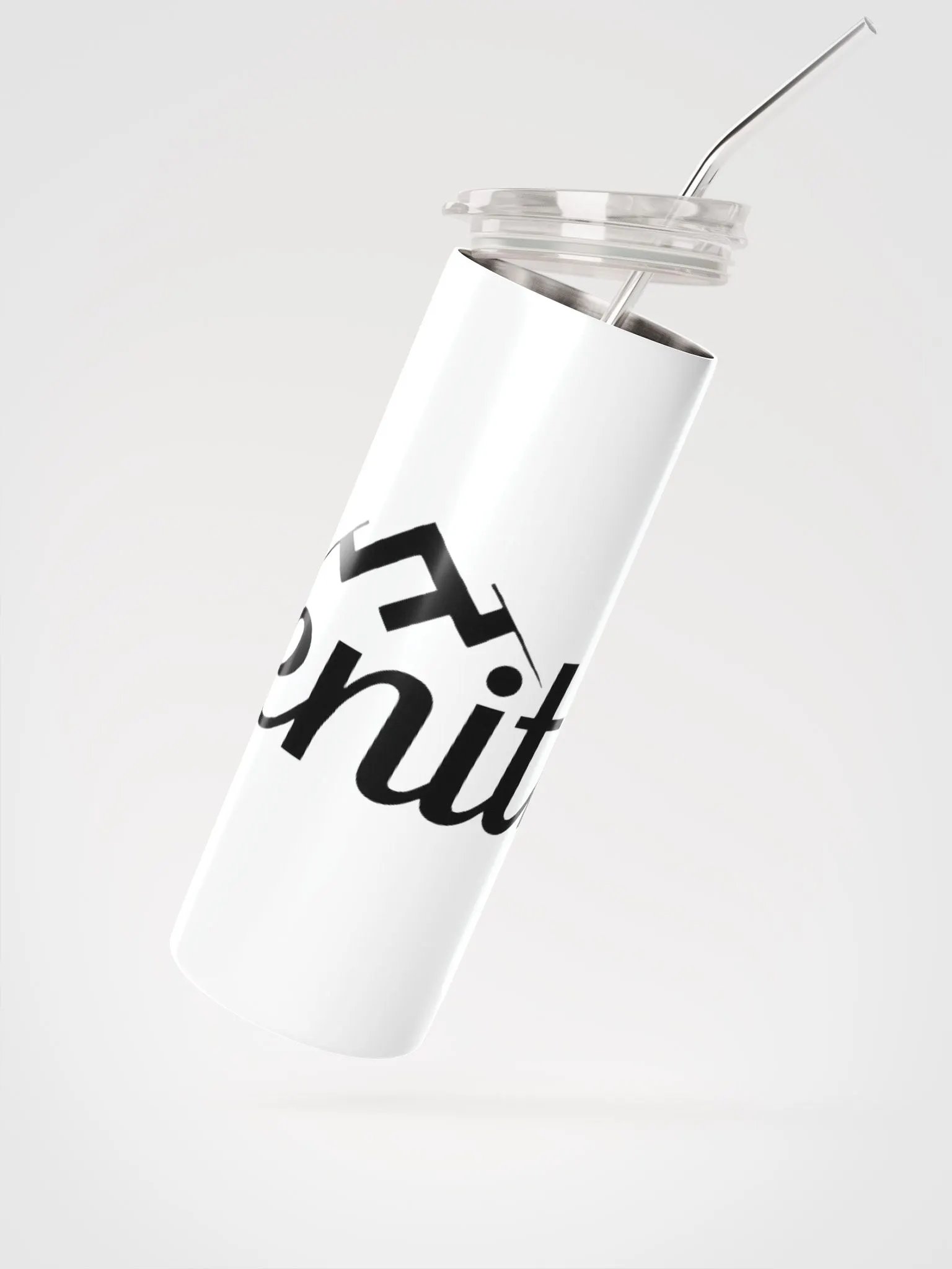 Zenith 20oz Vacuum-Insulated Stainless Steel Tumbler with Straw - White Mountain Design product image (1)