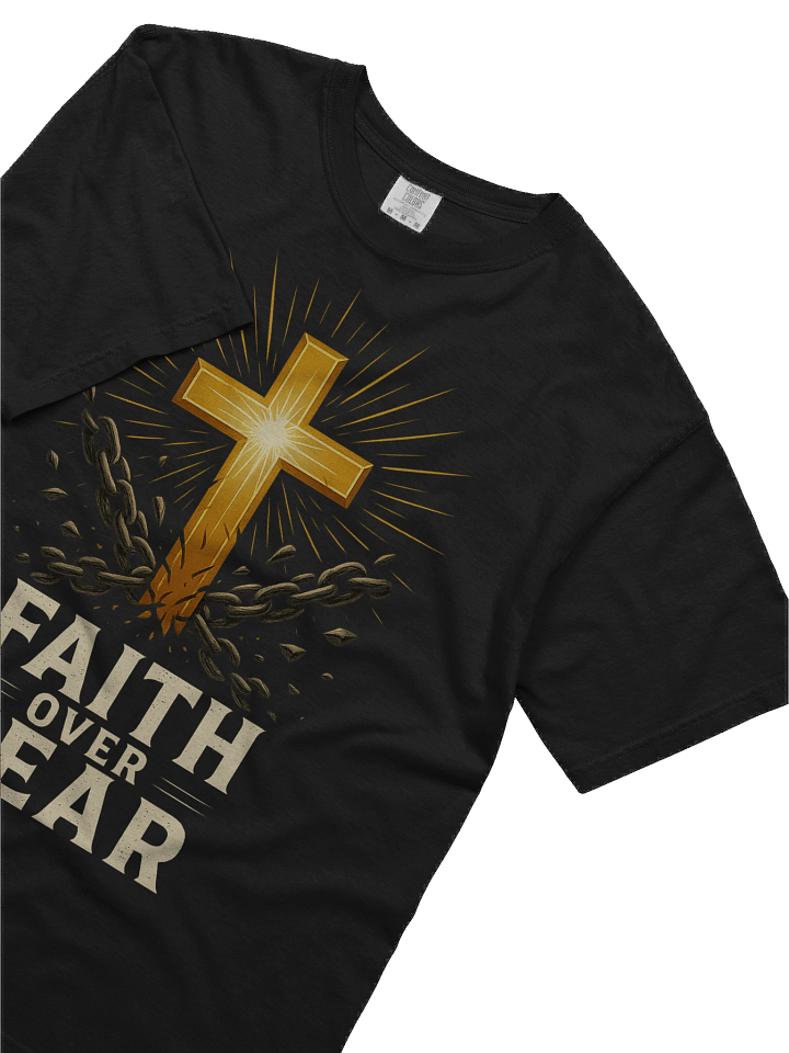 Faith Over Fear – Cross Tee product image (2)