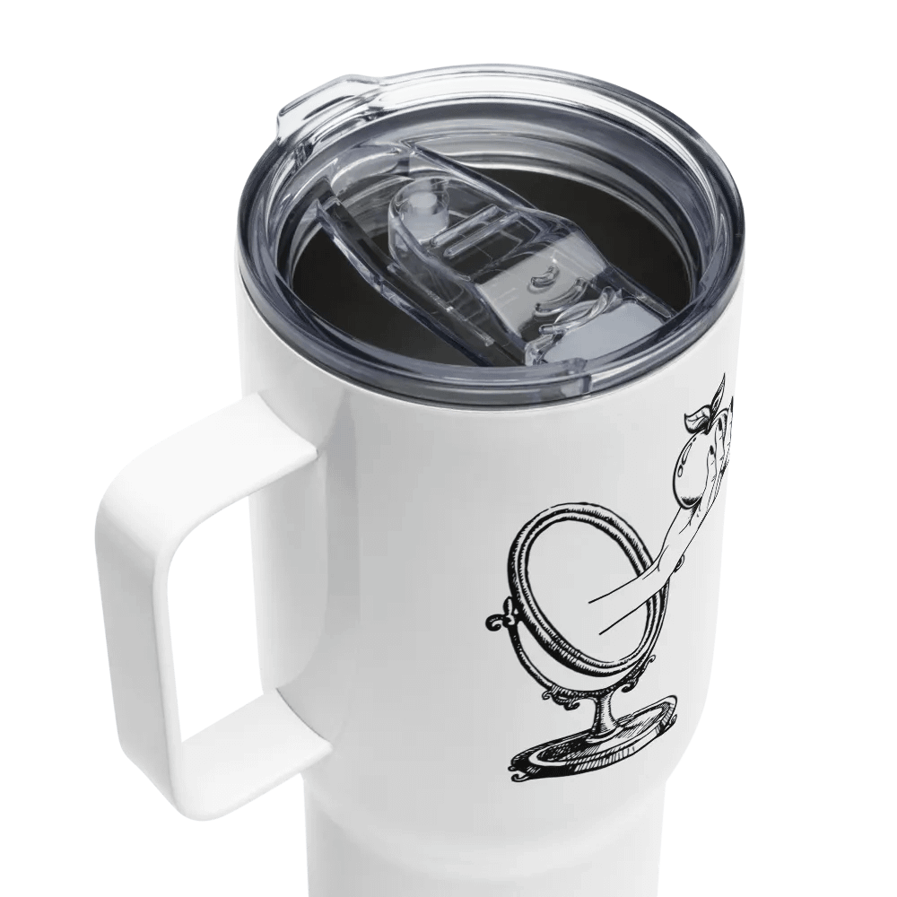 Hand in Mirror 2 Travel Mug product image (4)