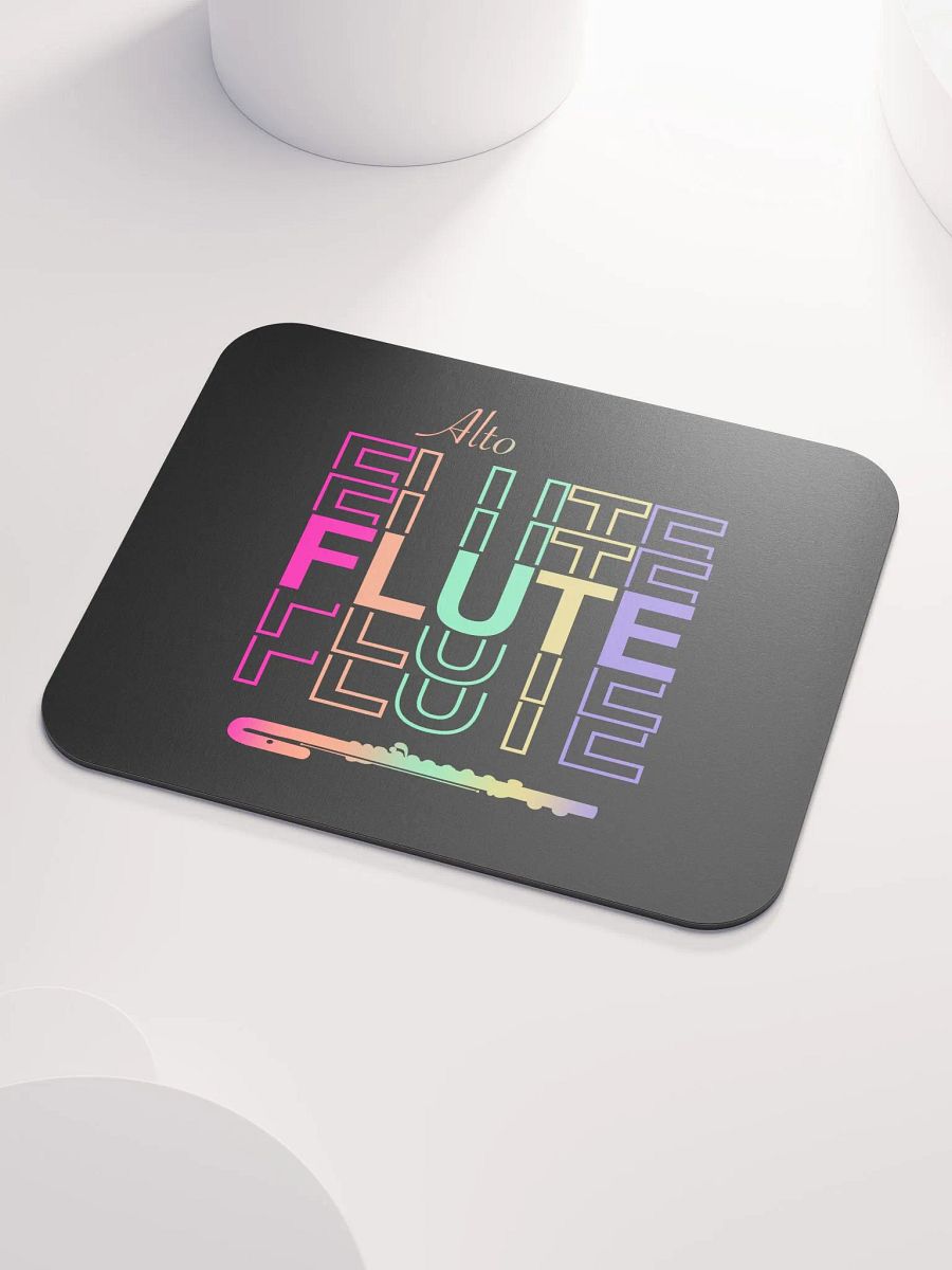 Symmetrical Flute Graphic Mouse Pad - Alto Flute product image (3)