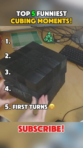 Top 5 FUNNIEST Cubing Moments! 😂

#instagramreels #cuber #funny #funnyshorts #funnyvideo #funnycubing #cubing #cubingcontent ...
