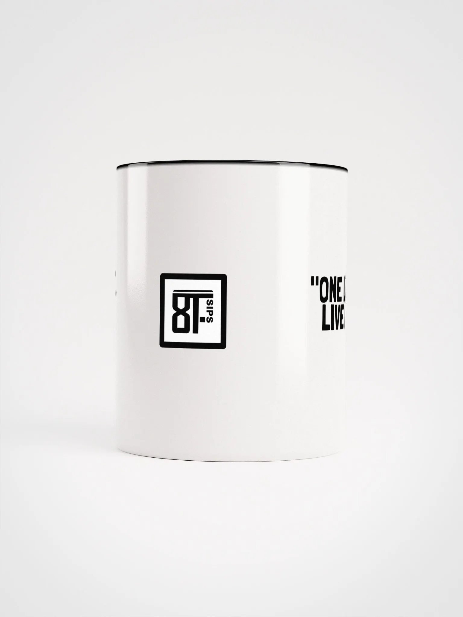 8T Sips Positive Vibes White Glossy Mug product image (60)