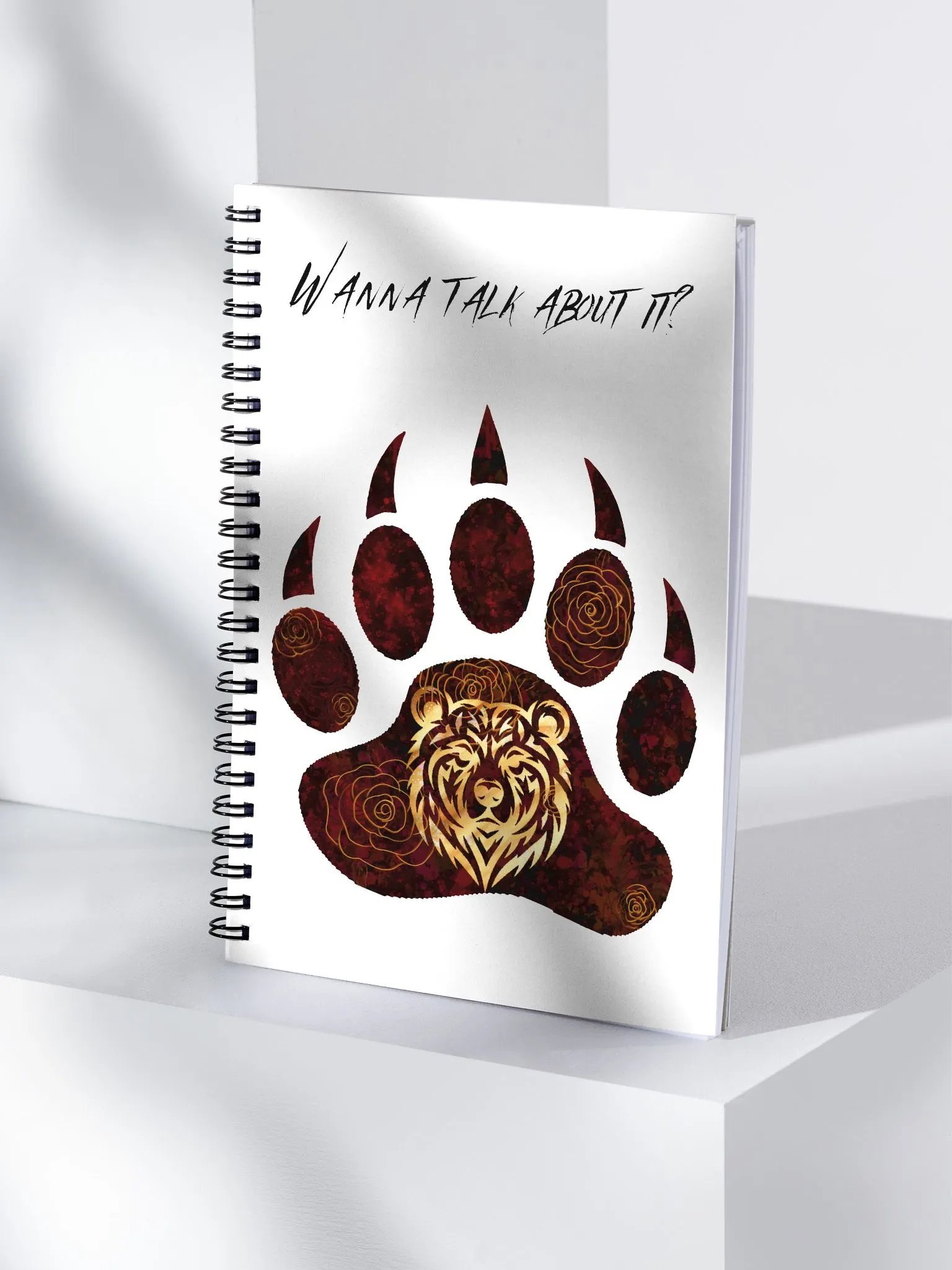 Elegant Bear Spiral Notebook product image (4)