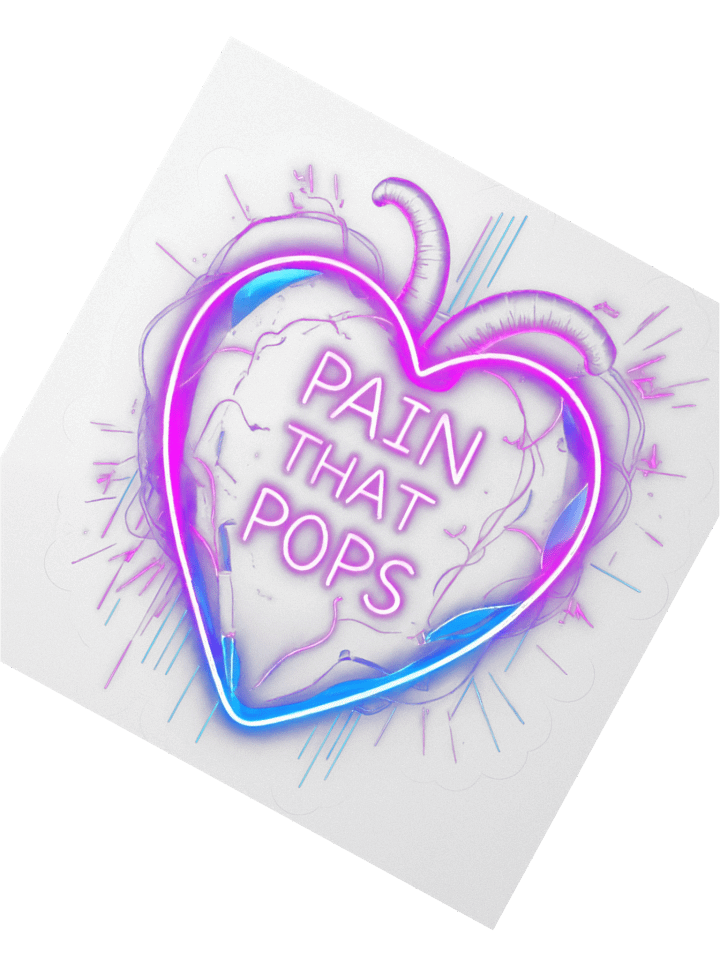 Bleed Neon (Pain That Pops) Stickers product image (7)