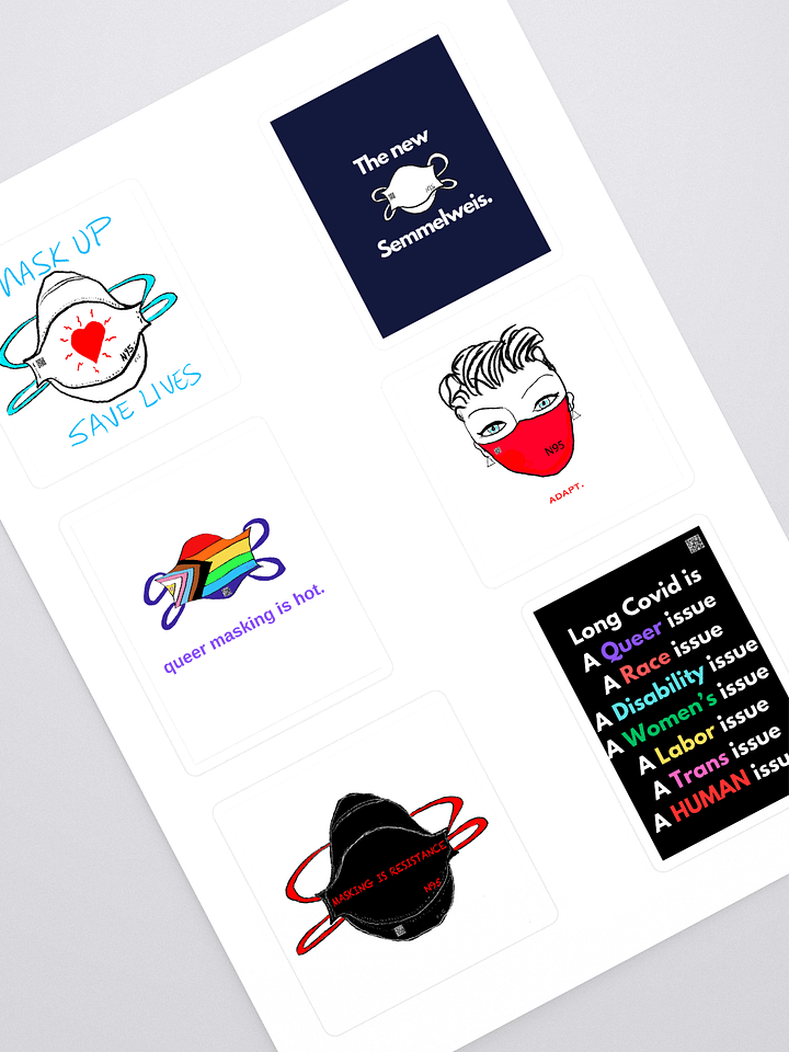 Sticker variety 6 pack product image (1)