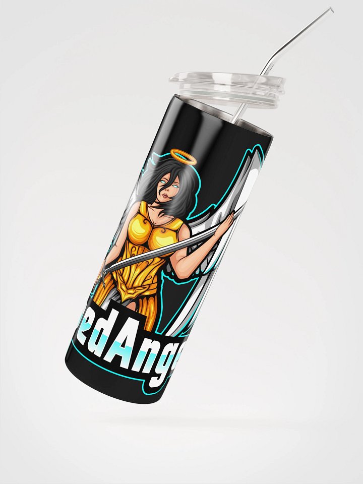 Eco-Friendly Stainless Steel Tumbler with Reusable Straw product image (2)