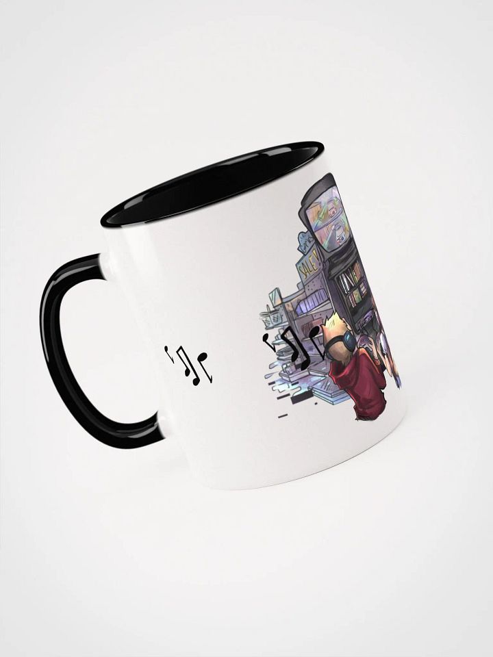 Ceramic Mug - White w/ Color Inside (Multi-Color Design) product image (1)