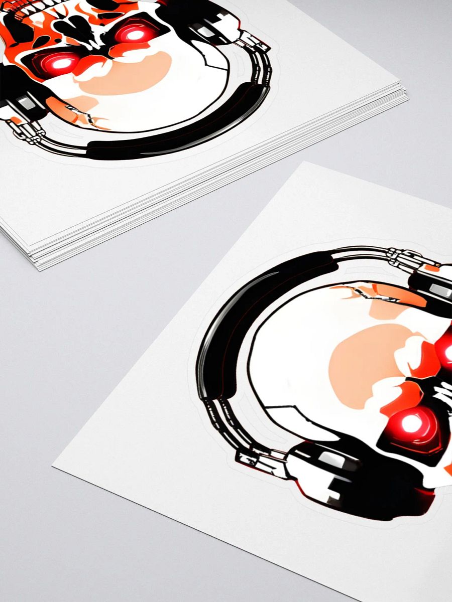 Channel Emote Sticker: Skull DJ product image (4)