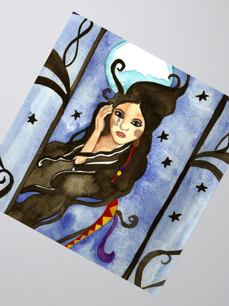 Kuutar Goddess Of The Moon Sticker product image (3)