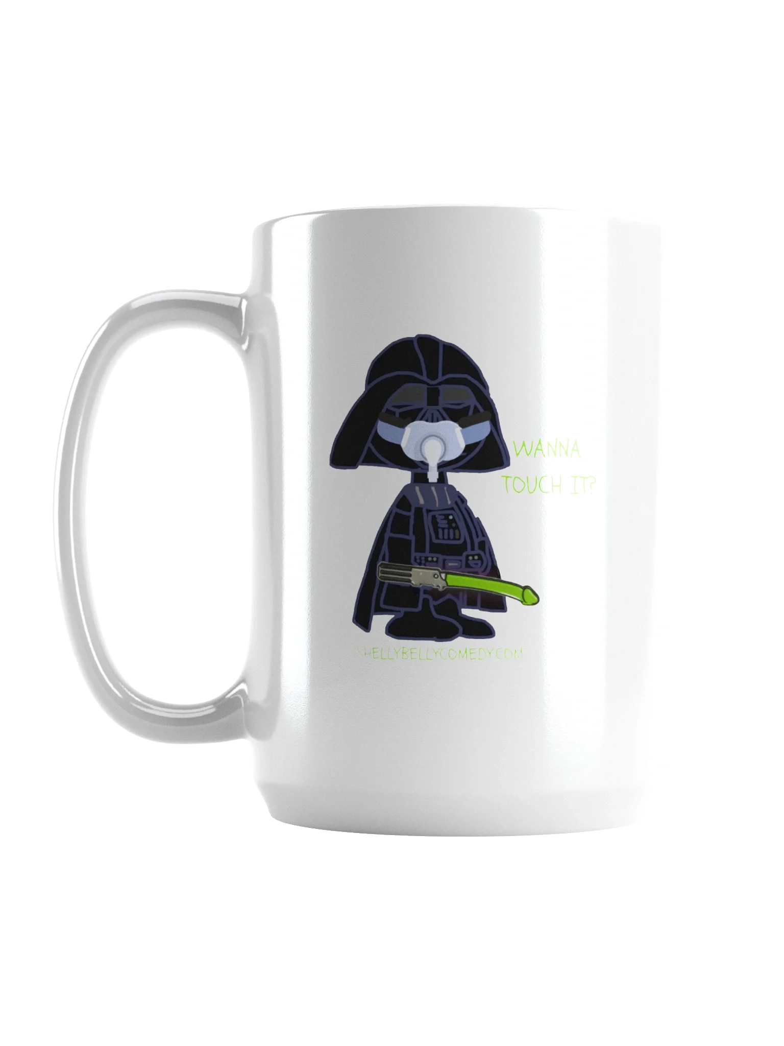 Darth CPAP - Wanna Touch it? Coffee mug product image (1)