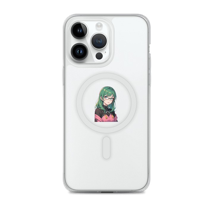 (GREEN WAIFU) K Clear Case for iPhone product image (1)