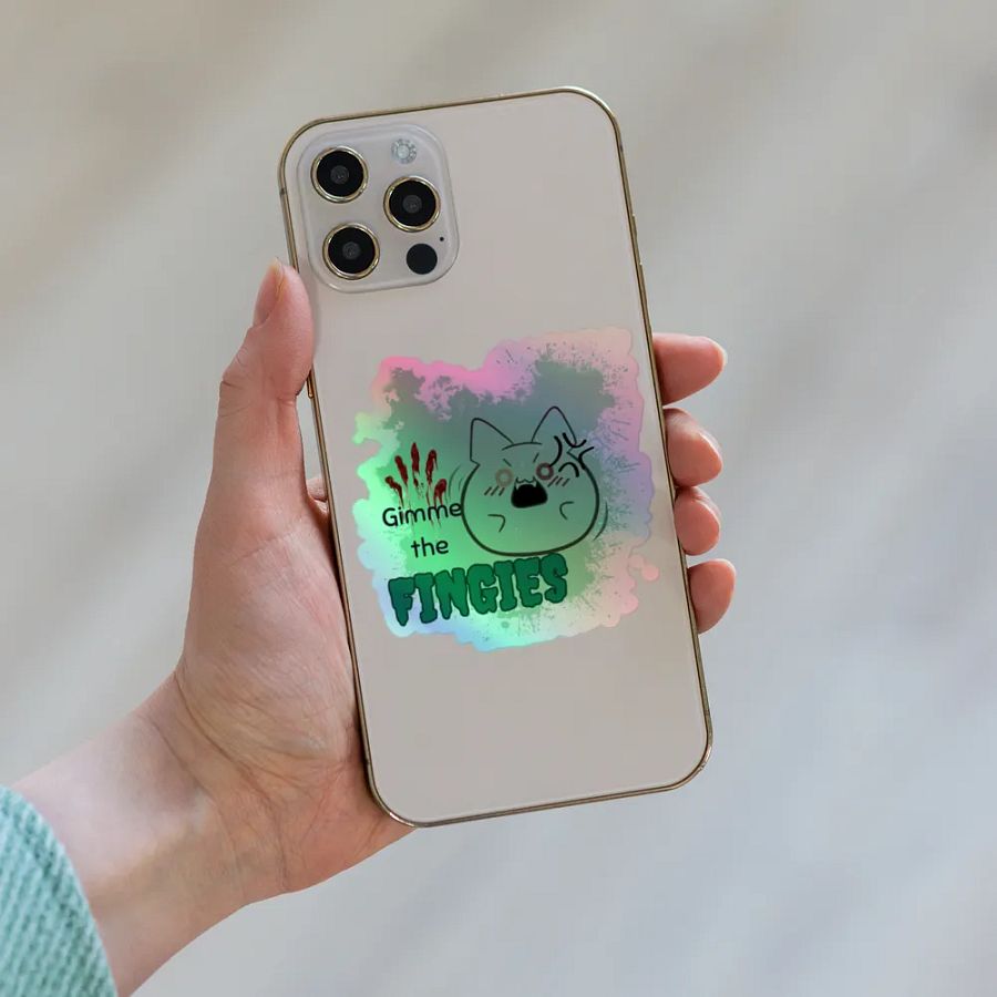 Gimme the Fingies Holo Sticker Pack product image (6)