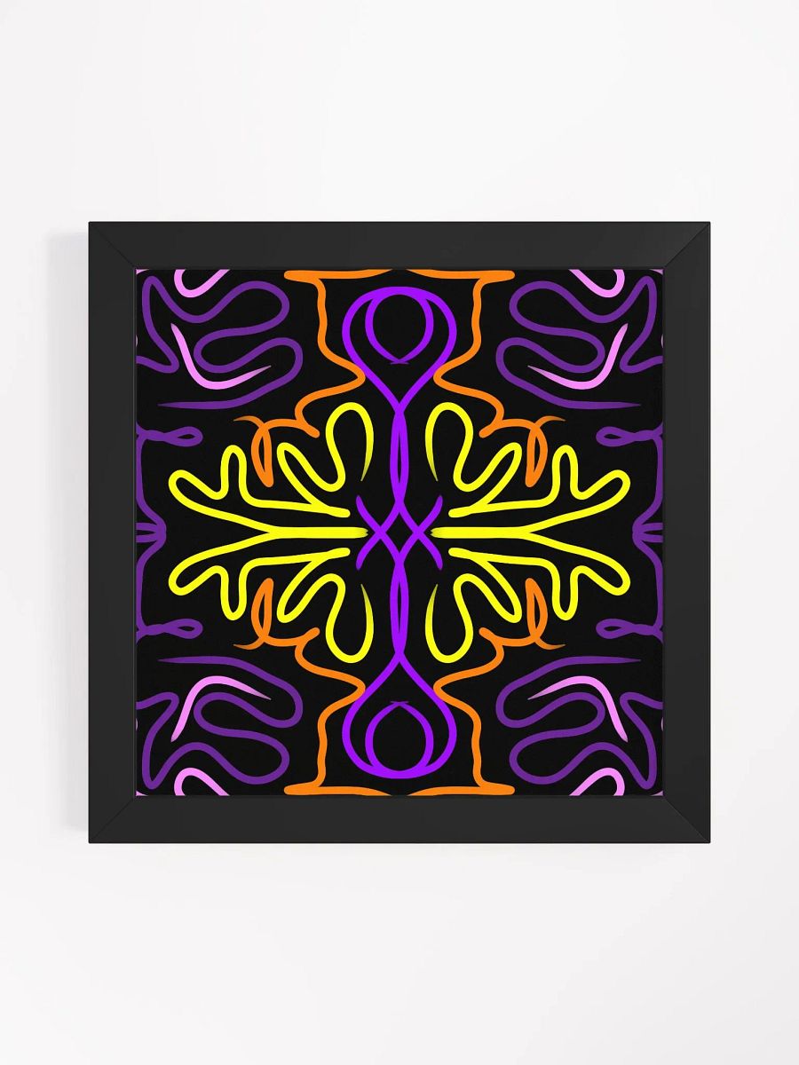 Symmetrical abstract Framed Poster product image (12)