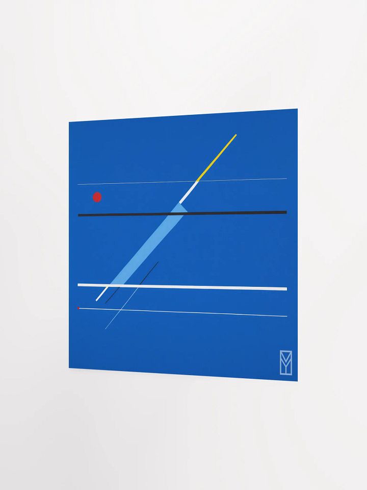 Poster Blue Screen: Abstract Art product image (2)