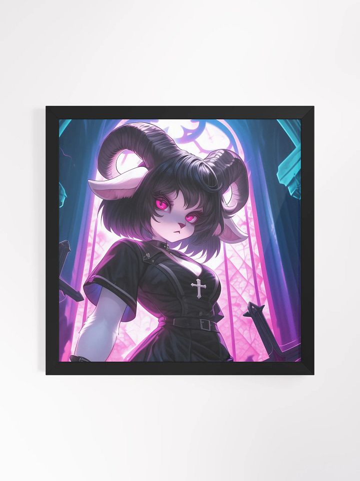Mystic Ram Gothic Framed Poster product image (1)